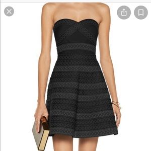 Maje Favela strapless bandage dress